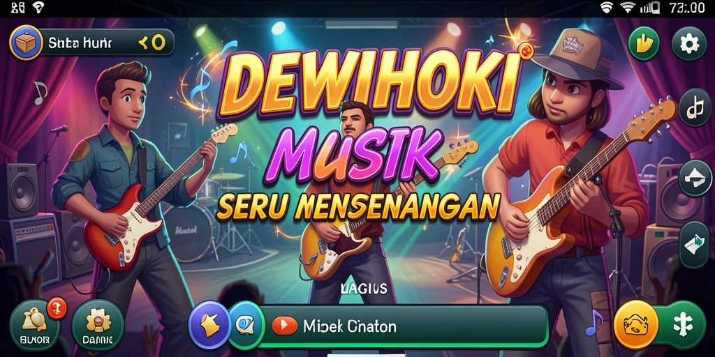 Tampilan permainan DEWIHOKI yang penuh warna dan interaktif.