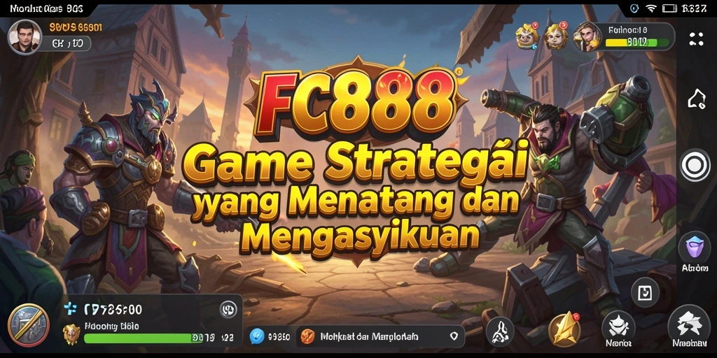 Tampilan gameplay FC888 yang intens dan strategis.