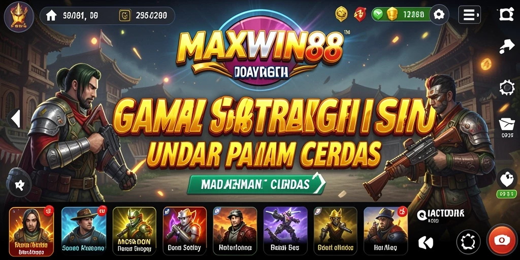 Tampilan gameplay seru dalam MAXWIN88, di mana strategi menentukan kemenangan.