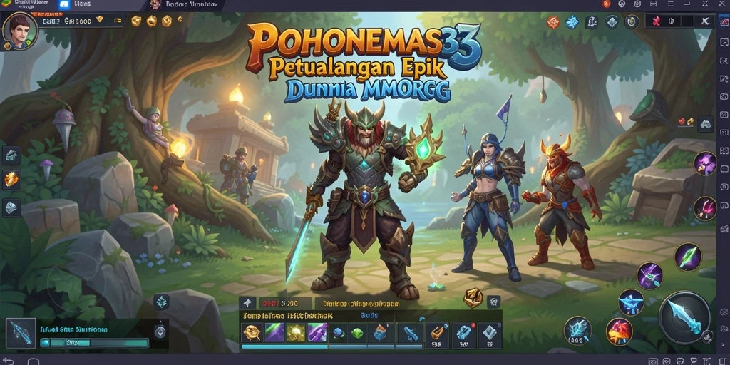 Tampilan menarik dari gameplay <strong>POHONEMAS33</strong> yang penuh aksi.