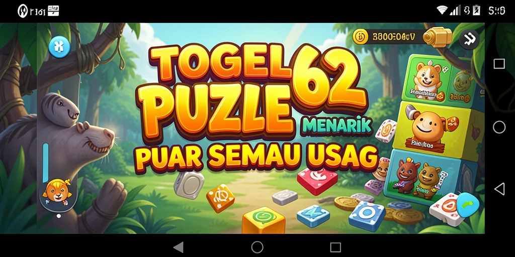 Gameplay seru dalam TOGEL62 dengan tantangan puzzle menarik.