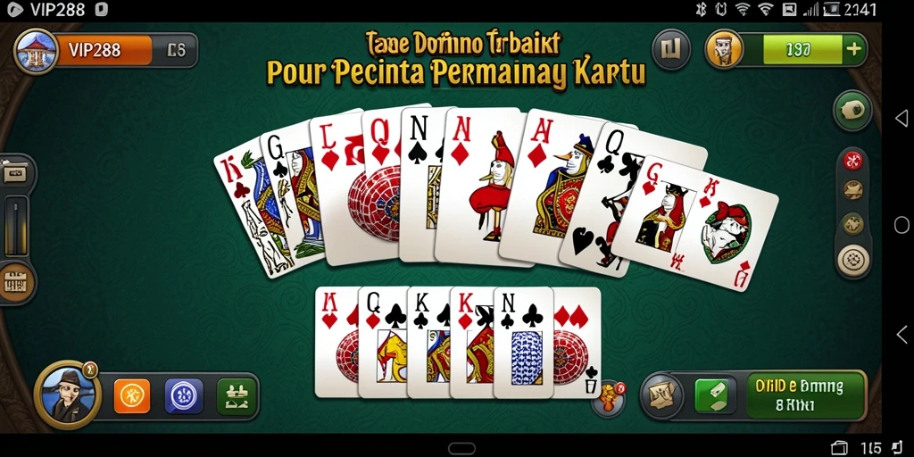 Screenshot gameplay VIP288 yang menampilkan keseruan permainan Domino.